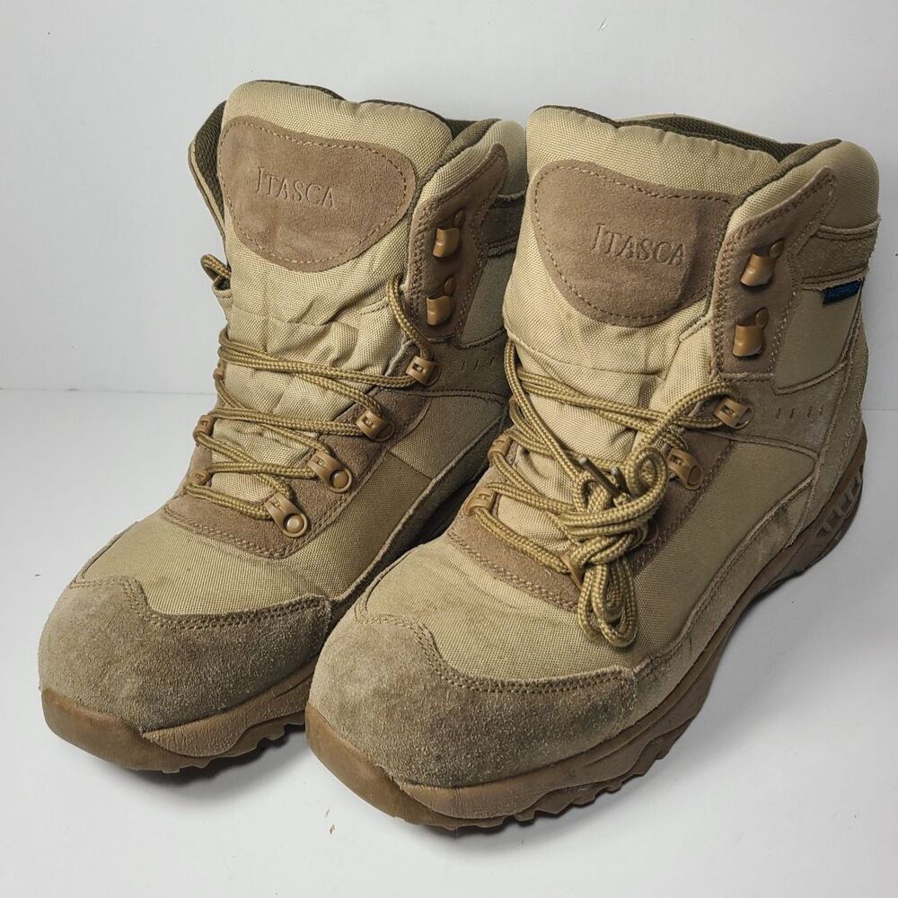 Itasca Men’s Boots Tan Coyote Lace-up Size 10.5  - Style 5548354
